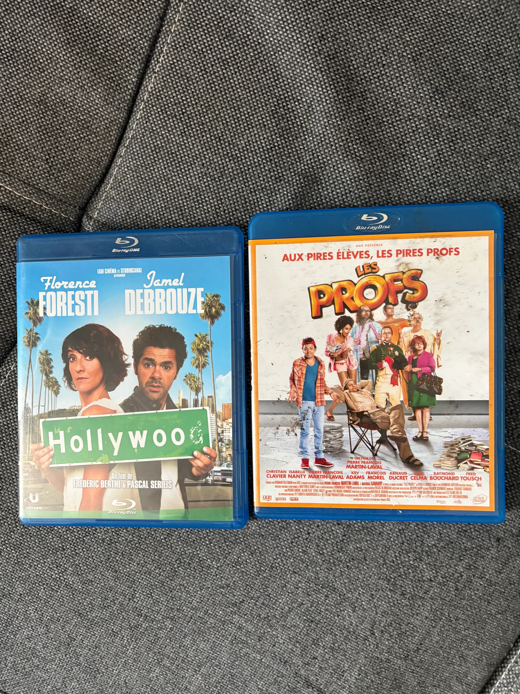 lot 2 bluray blu-ray blu ray   hollywoo bluray + dvd   les profs